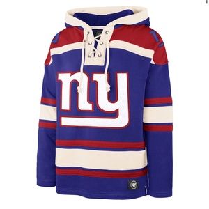 New York Giants Hockey Style Hoodie (Lancer) - 47 Brand